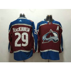 NHL Avalanche 29 Nathan MacKinnon Red Adidas Men Jersey