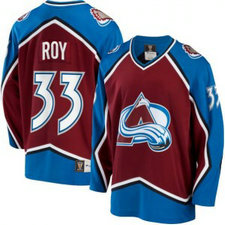 NHL Avalanche 33 Roy Red Adidas Men Jersey