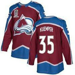 NHL Avalanche 35 Darcy Kuemper Adidas Men Jersey