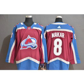 NHL Avalanche 8 Cale Makar Blue Red Adidas Men Jersey