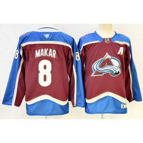 NHL Avalanche 8 Cale Makar Burgundy New Youth Jersey