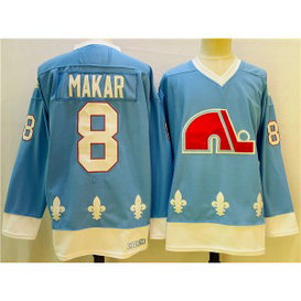 NHL Avalanche 8 Cale Makar Light Blue Men Jersey