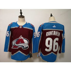 NHL Avalanche 96 Mikko Rantanen Burgundy Adidas Men Jersey