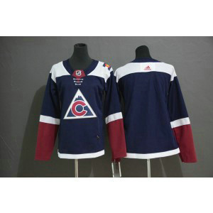 NHL Avalanche Blank Red Adidas Women Jersey