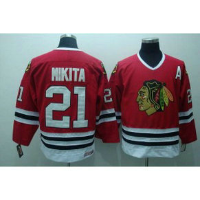 NHL Blackhawks 21 Stan Mikita Red CCM Throwback Men Jersey NHL Blackhawks 21 Stan Mikita Red CCM Throwback Men Jersey