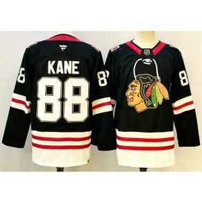 NHL Blackhawks 88 Patrick Kane Black New Men Jersey