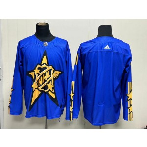 NHL Blank Blue 2024 All-Star Game Adidas Men Jersey