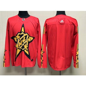 NHL Blank Red 2024 All-Star Game Adidas Men Jersey