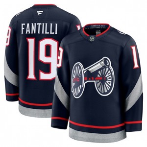 NHL Blue Jackets 19 Adam Fantilli Navy 2024-25 New Men Jersey