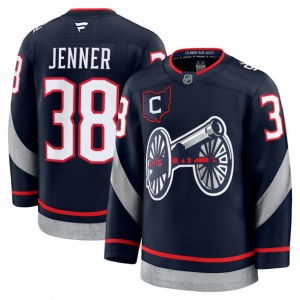 NHL Blue Jackets 38 Boone Jenner Navy 2024-25 New Men Jersey with C Patch