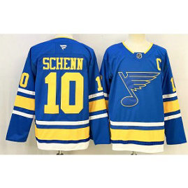 NHL Blues 10 Brayden Schenn Blue New Men Jersey