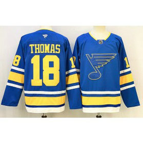 NHL Blues 18 Thomas Blue New Men Jersey