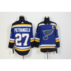 NHL Blues 27 Alex Pietrangelo Blue Adidas Men Jersey
