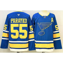 NHL Blues 55 Colton Parayko Blue New Men Jersey