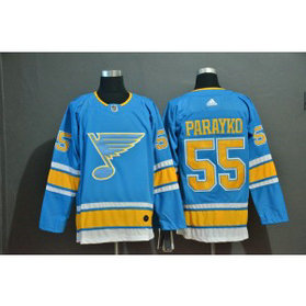 NHL Blues 55 Colton Parayko Light Blue Adidas Men Jersey