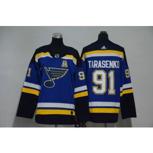 NHL Blues 91 Vladimir Tarasenko Blue A Pacth Adidas Youth Jersey