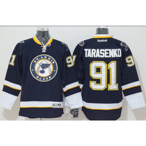 NHL Blues 91 Vladimir Tarasenko Dark Blue Third Men Jersey