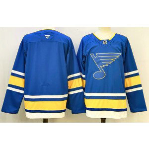 NHL Blues Blank Blue New Men Jersey