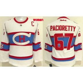 NHL Canadiens 67 Max Pacioretty White 2016 Winter Classic Women Jersey