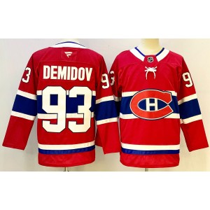 NHL Canadiens 93 Demidov Red New Men Jersey