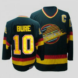 NHL Canucks 10 Pavel Bure CCM Throwback Black Men Jersey NHL Canucks 10 Pavel Bure CCM Throwback Black Men Jersey