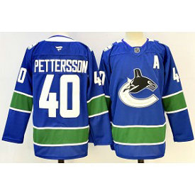 NHL Canucks 40 Elias Pettersson New Men Jersey