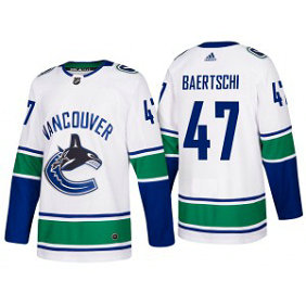 NHL Canucks 47 Sven Baertschi White Adidas Men Jersey NHL Canucks 47 Sven Baertschi White Adidas Men Jersey