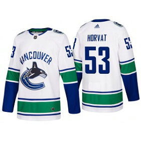 NHL Canucks 53 Bo Horvat White Adidas Men Jersey