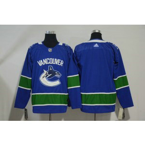 NHL Canucks Blank Blue Adidas Men Jerseys