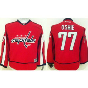 NHL Capitals 77 T.J Oshie Red Youth Jersey