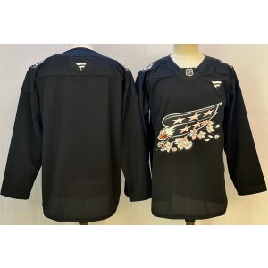 NHL Capitals Blank Black New Men Jersey