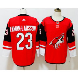 NHL Coyotes 23 Oliver Ekman-Larsson Red Adidas Men Jersey