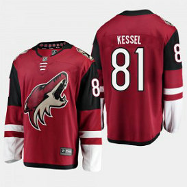 NHL Coyotes 81 Phil Kessel Red Adidas Men Jersey