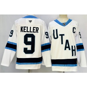NHL Coyotes 9 KELLER White 2024 New Fanatics Men Jersey