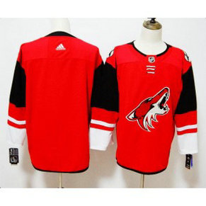 NHL Coyotes Blank Red Adidas Men Jersey