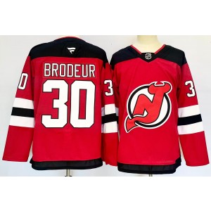 NHL Devils 30 Martin Brodeur Red 2024 New Men Jersey