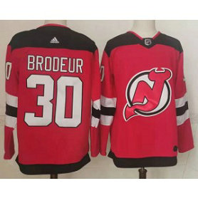 NHL Devils 30 Martin Brodeur Red Adidas Men Jersey