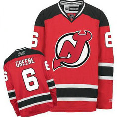 NHL Devils 6 Andy Greene Red Home Men Jersey