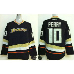 NHL Ducks 10 Correy Perry Black Home Reebok Men Jersey
