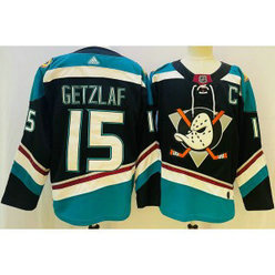 NHL Ducks 15 Ryan Getzlaf Black Adidas Men Jersey