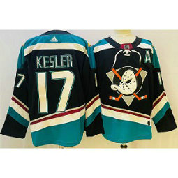 NHL Ducks 17 Ryan Kesler Black Adidas Men Jersey