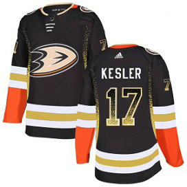 NHL Ducks 17 Ryan Kesler Black Drift Fashion Adidas Men Jersey