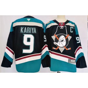 NHL Ducks 9 Paul Kariya Black 2024 New Adidas Men Jersey