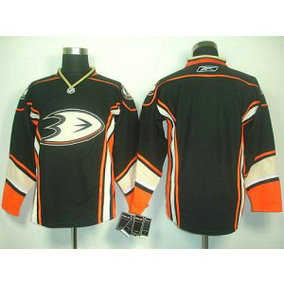 NHL Ducks Blank Black Third Men Jersey