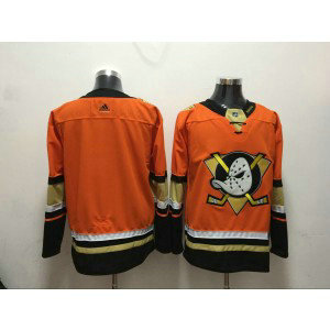 NHL Ducks Blank Orange Adidas Men Jersey