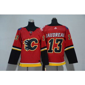 NHL Flames 13 Johnny Gaudreau Red Adidas Youth Jersey