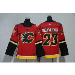 NHL Flames 23 Sean Monahan Red Adidas Youth Jersey