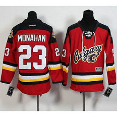 NHL Flames 23 Sean Monahan Red Alternate Youth Jersey