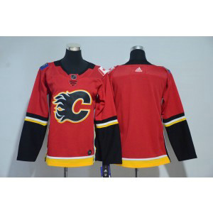 NHL Flames Blank Red Adidas Youth Jersey