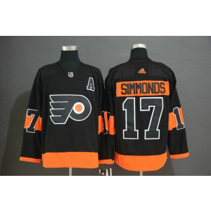 NHL Flyers 17 Wayne Simmonds Black Alternate Adidas Men Jersey